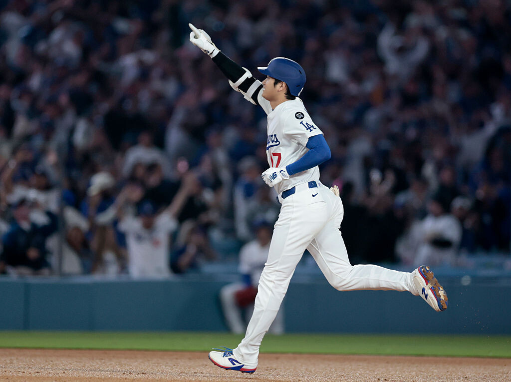 2本塁打を放ったドジャース・大谷翔平（写真＝GettyImages）