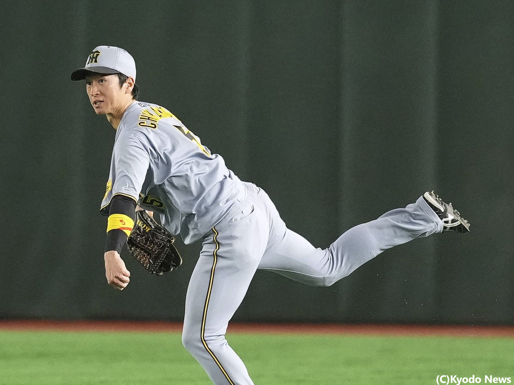 阪神・近本光司 (C)Kyodo News