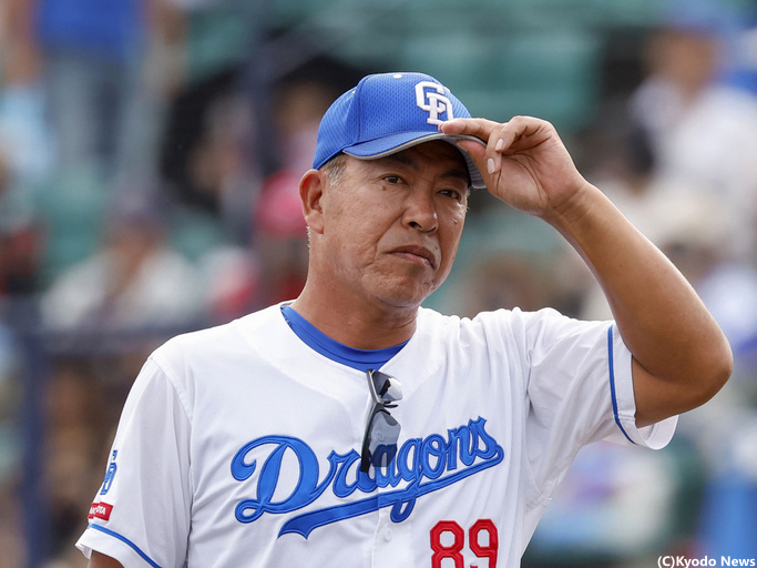 中日・井上一樹監督 (C)Kyodo News