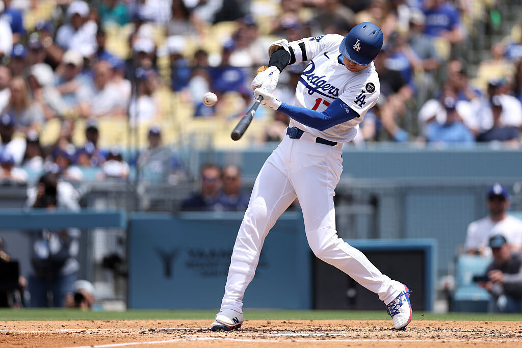 3安打を記録したドジャース・大谷翔平（写真＝GettyImages）