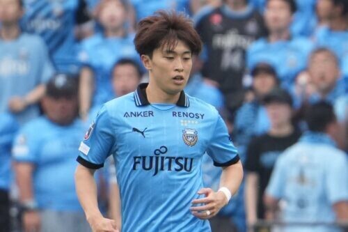 セレッソ大阪戦にフル出場した山本悠樹 [写真]=Getty Images