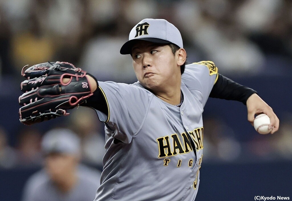 阪神・門別啓人 (C)Kyodo News