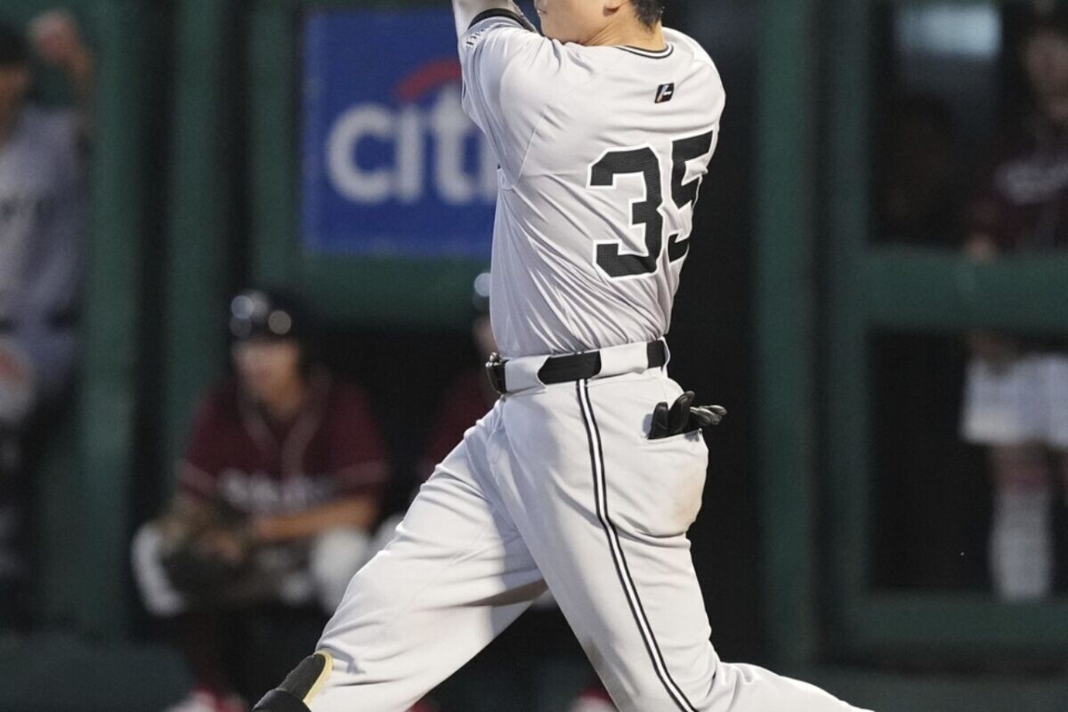 巨人・泉口友汰 (C)Kyodo News