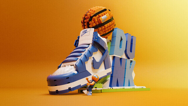 レゴブロックがNIKEとパートナーシップ締結 - 「レゴ Nike Dunk」発売