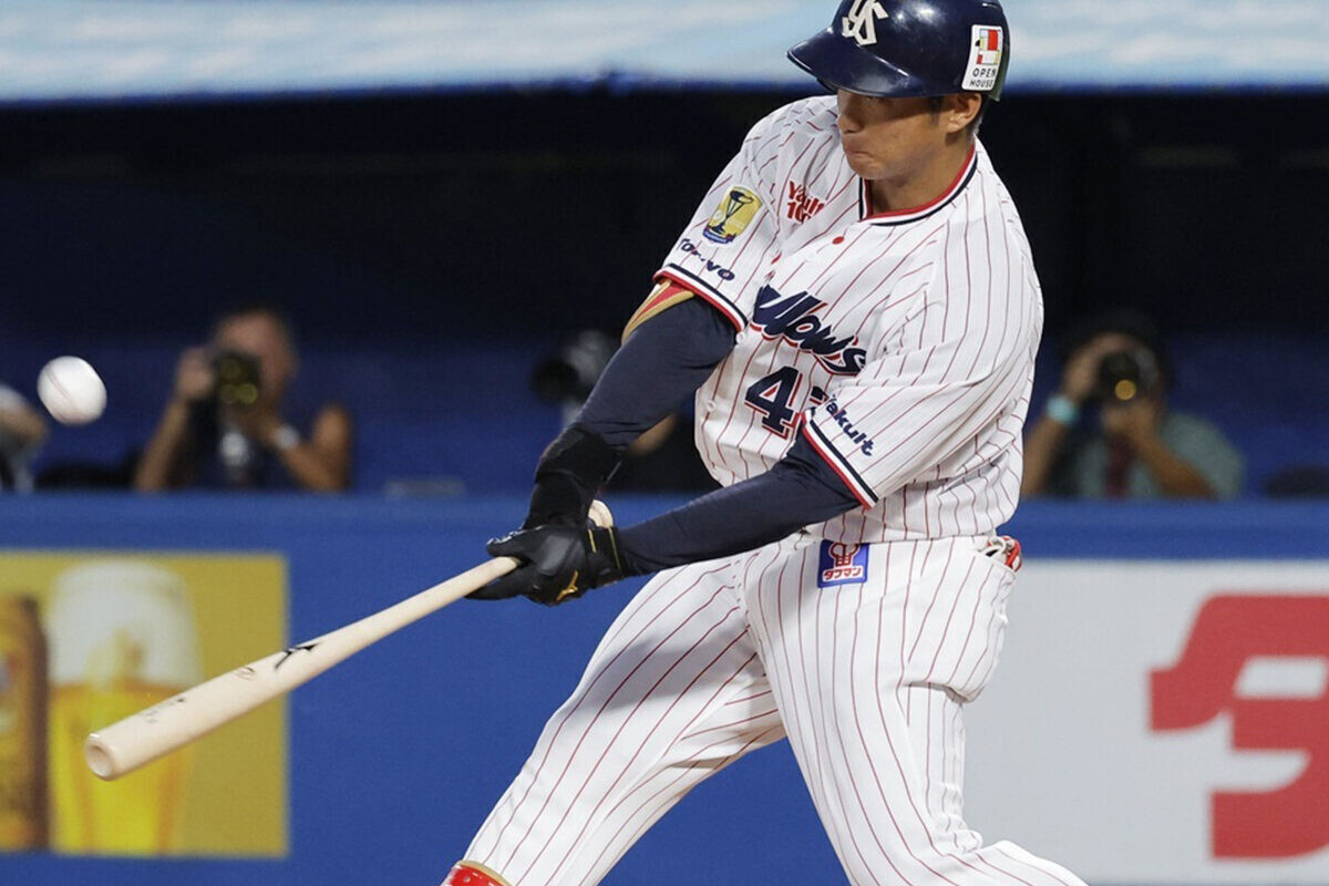 ヤクルト・澤井廉 (C) Kyodo News