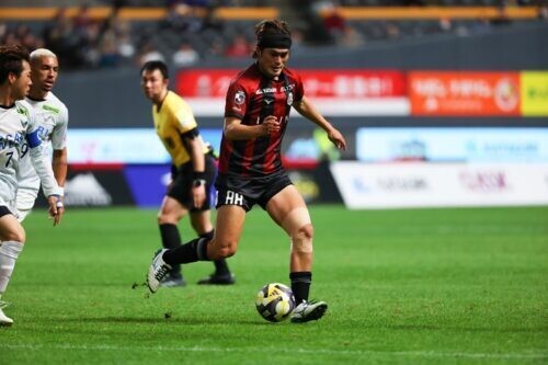 柏に完全移籍加入を果たした馬場（写真は2025年4月撮影） [写真]=J.LEAGUE