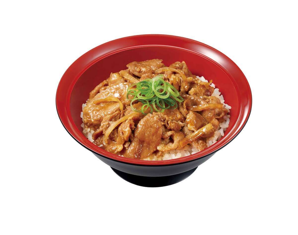 すき家「豚生姜焼き丼」