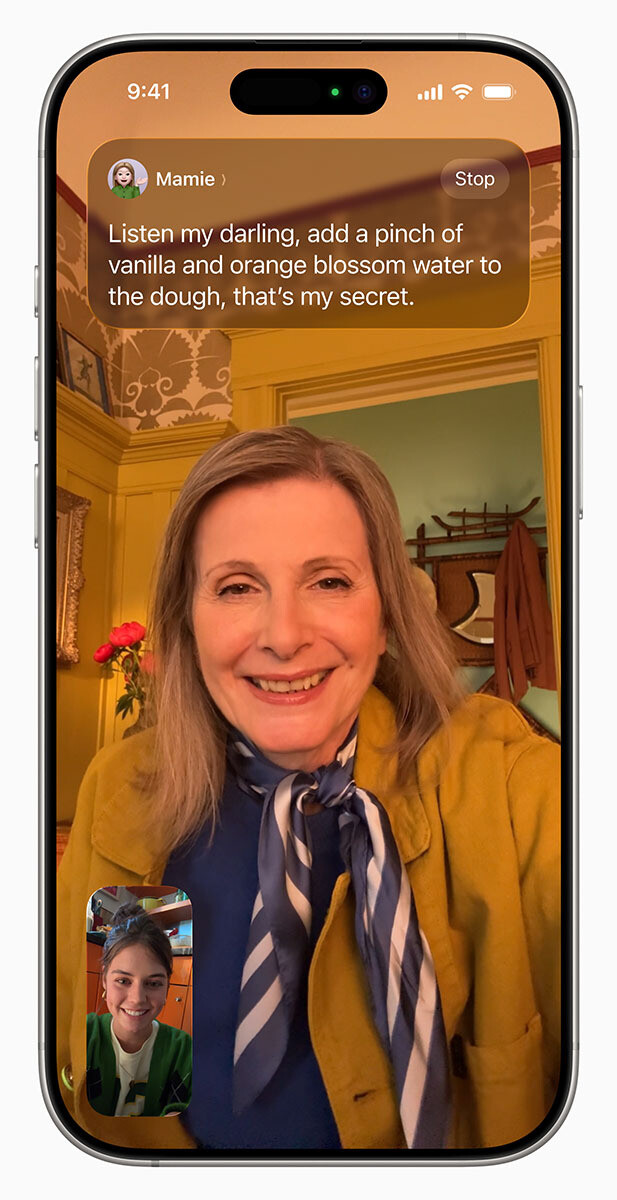 FaceTimeのリアルタイム翻訳