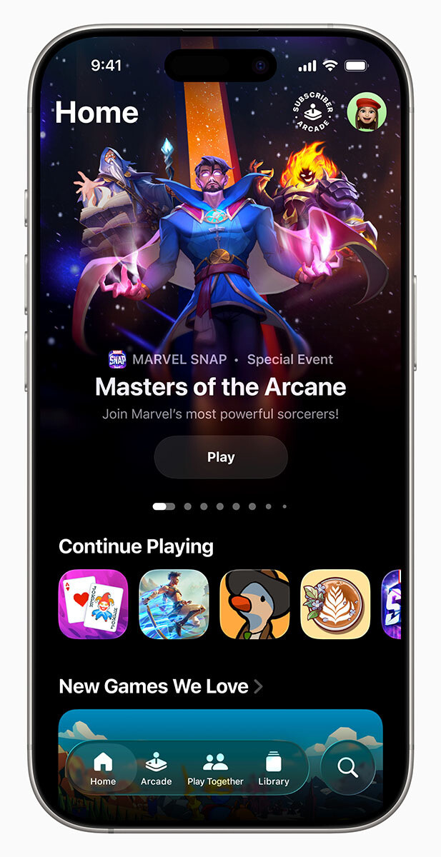 Apple Gamesアプリ
