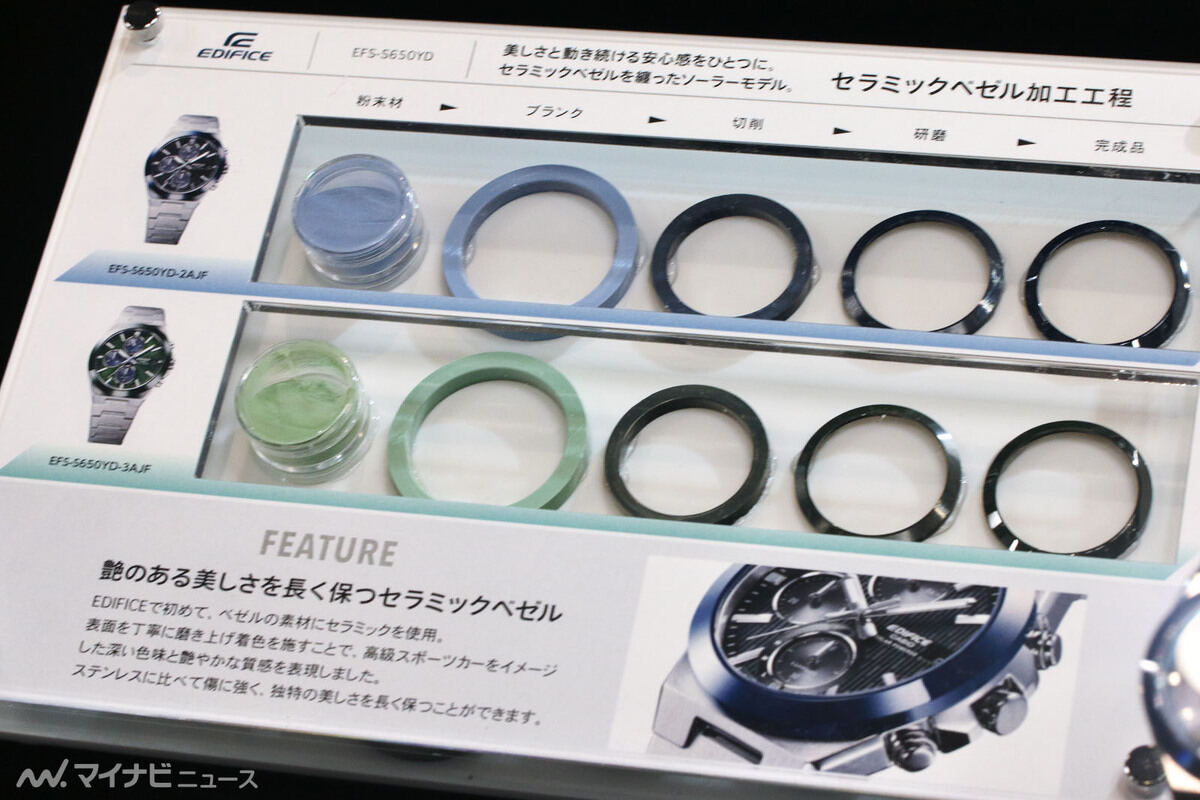セラミックベゼルの製造工程