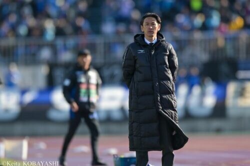 契約解除となった渡邊晋監督 [写真]=小林渓太