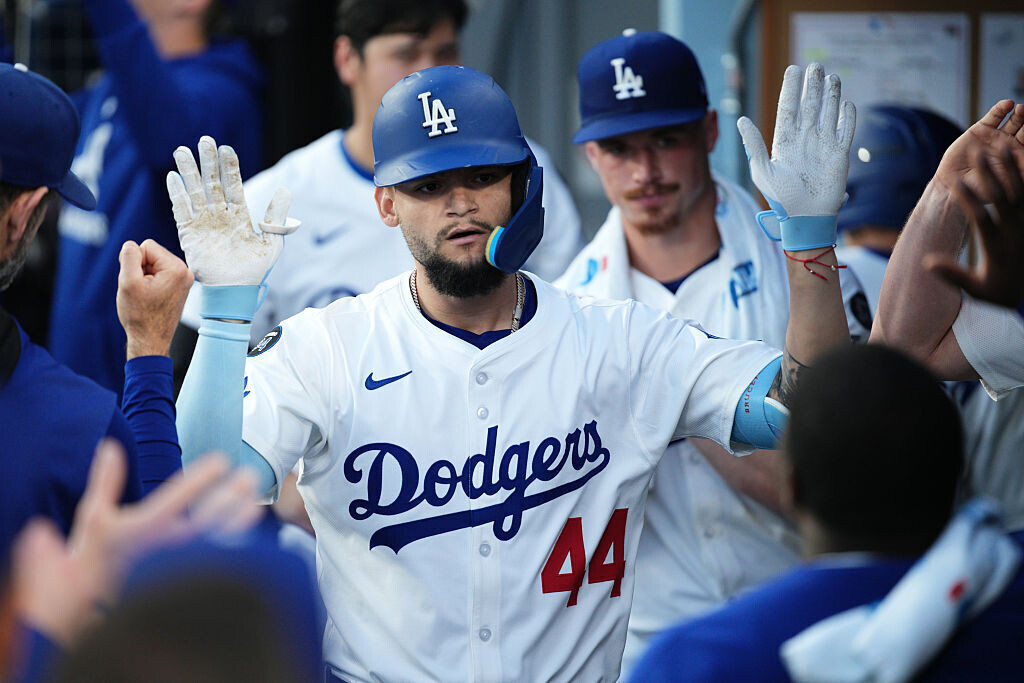 2本塁打を放ったドジャースのアンディ・パヘス（写真＝GettyImages）