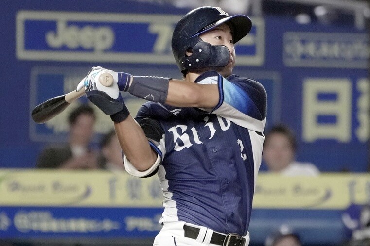 西武・山村崇嘉 (C) Kyodo News
