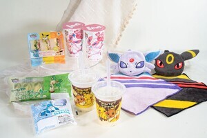 イーブイと進化系ポケモンたちがファミリーマートとコラボ!オリジナルフードやグッズが登場