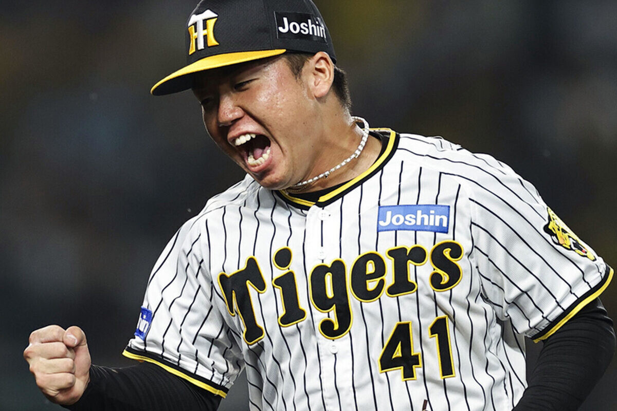 阪神・村上頌樹 (C) Kyodo News