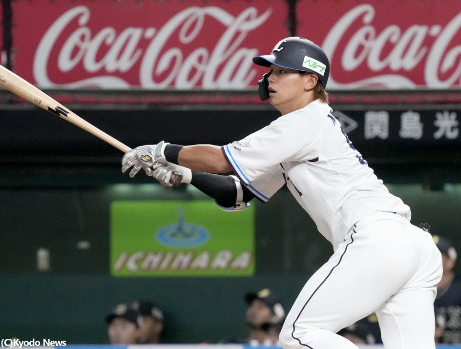 西武・西川愛也 (C)Kyodo News