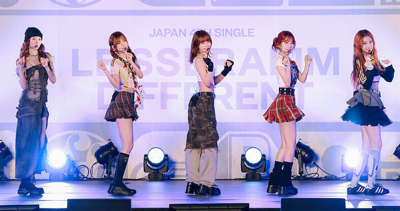 LE SSERAFIM、音楽と想いでFEARNOTと繋がる夜　日本4thシングル ‘DIFFERENT’ショーケースレポート