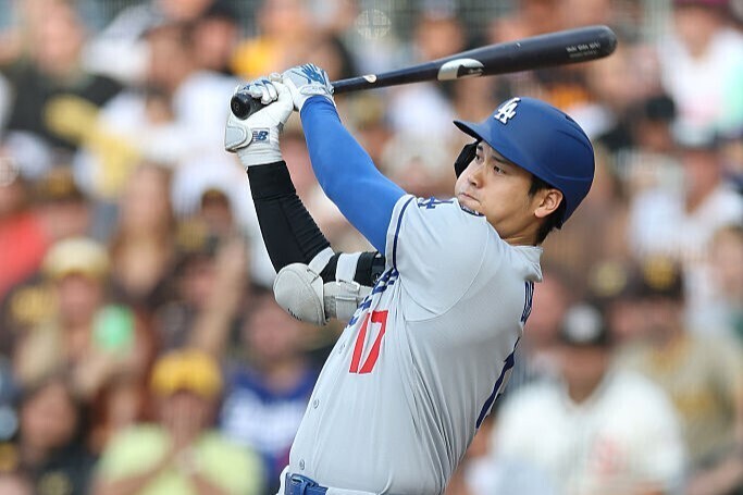27号本塁打を放ったドジャース・大谷翔平（写真＝GettyImages）