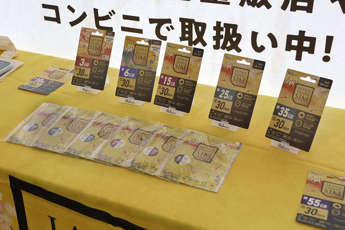 「Japan Travel SIM」のパッケージ