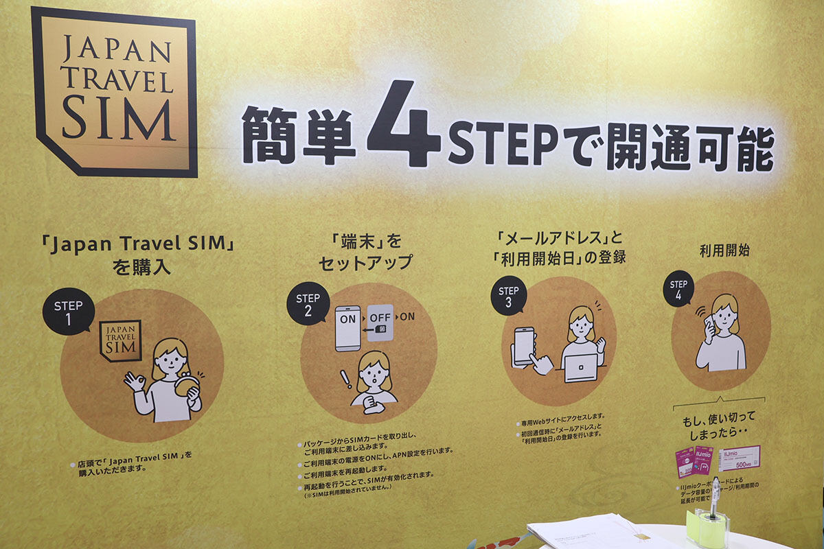 「Japan Travel SIM」の利用手順