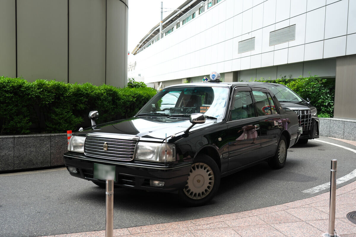 Uberで予約したタクシー
