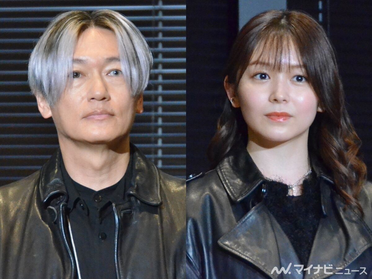 『DOPE　麻薬取締部特捜課』制作発表会見に登壇した井浦新と久間田琳加