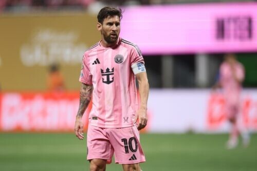2023年夏からインテル・マイアミでプレーするメッシ [写真]=Getty Images