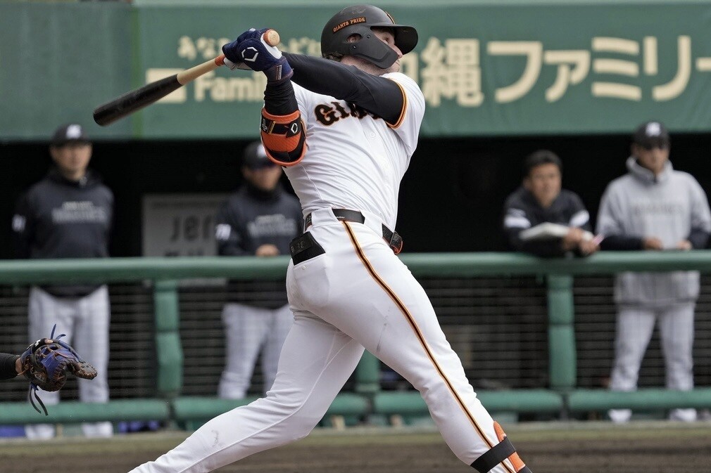 巨人・キャベッジ(C)Kyodo News