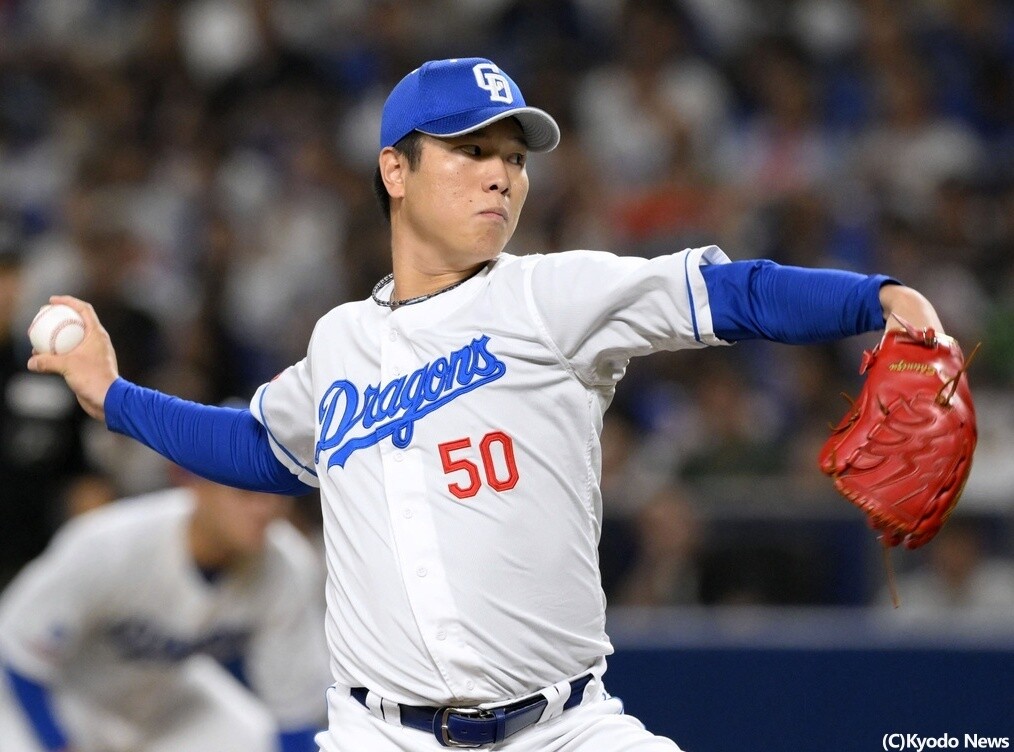 中日・清水達也 (C)Kyodo News
