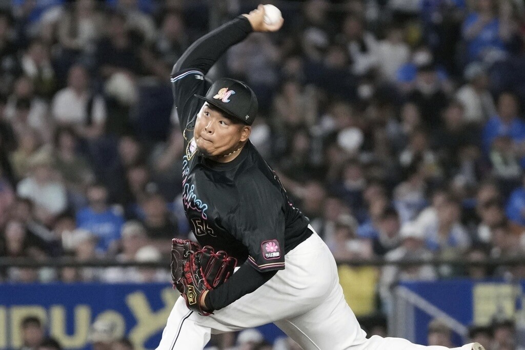 ロッテ・澤田圭佑 (C) Kyodo News