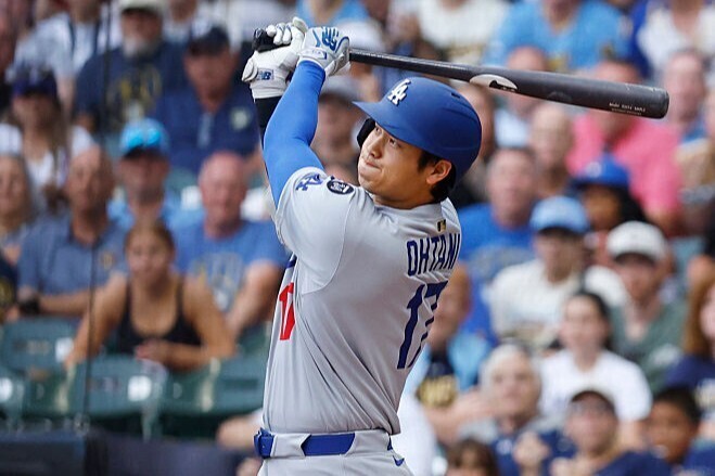 31号本塁打を放ったドジャース・大谷翔平（写真＝GettyImages）
