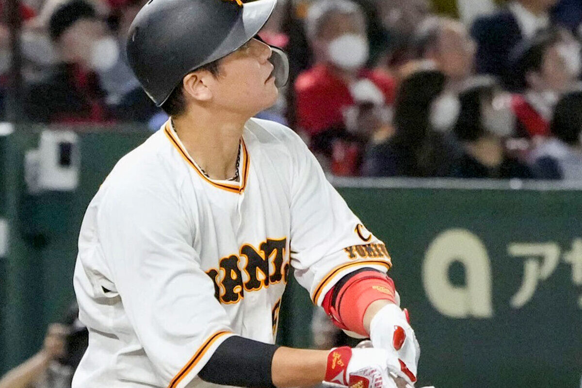 巨人・坂本勇人 (C) Kyodo News