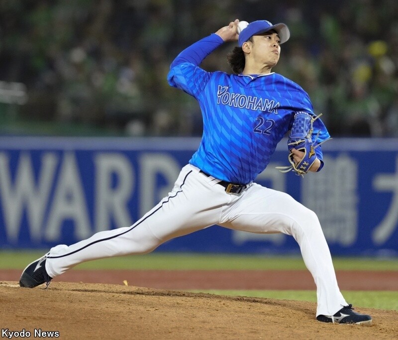 DeNA・入江大生 (C) Kyodo News