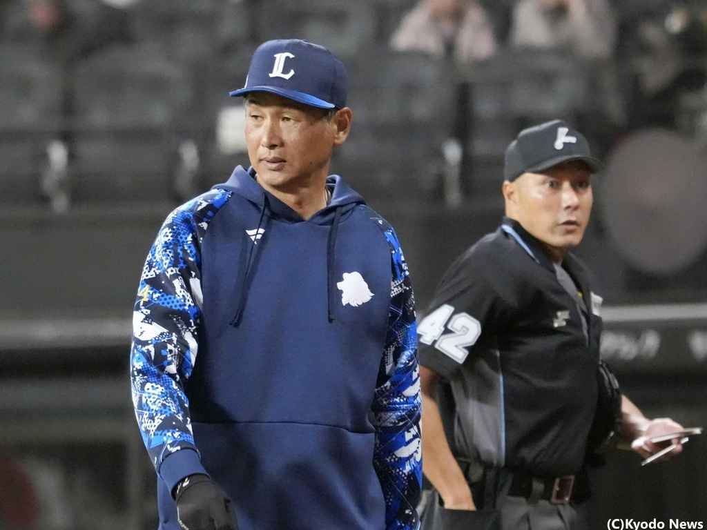 西武・西口文也監督(C)Kyodo News