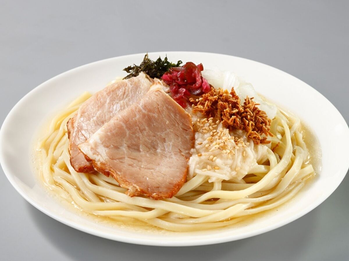 ローソン「いかれたNOODLE Fishtons監修　ニボコン　煮干しと昆布の冷しラーメン(塩)」