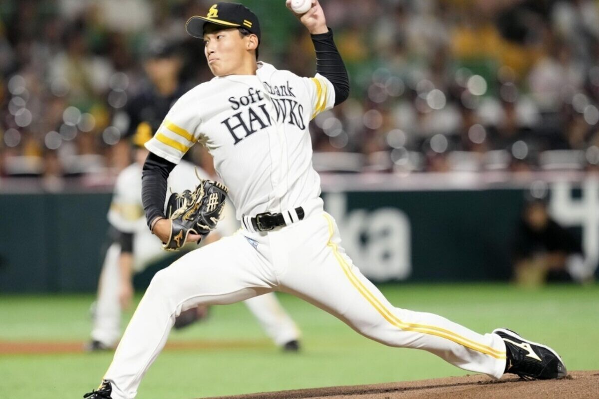 ソフトバンク・前田悠伍　(C)Kyodo News