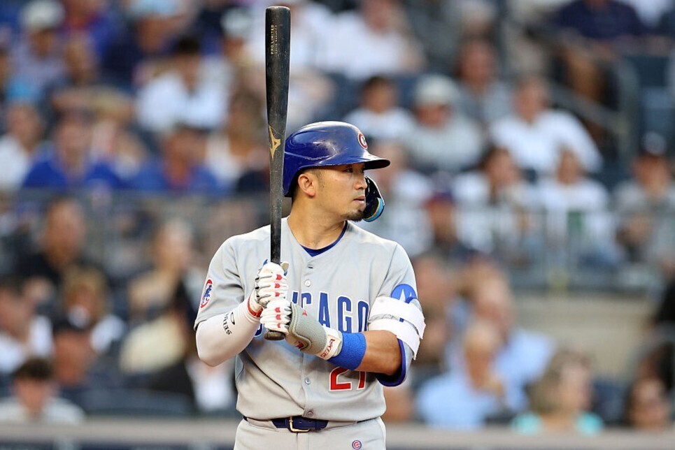 ノーヒットに終わったカブス・鈴木誠也（写真＝GettyImages）