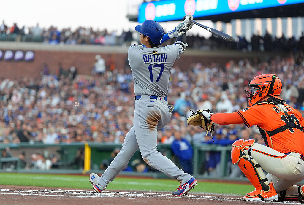32号本塁打を放ったドジャース・大谷翔平（写真＝GettyImages）