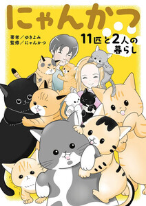 11匹の保護猫と暮らすYouTuberの日常が漫画に！『にゃんかつ 11匹と2人の暮らし』、7月22日より配信