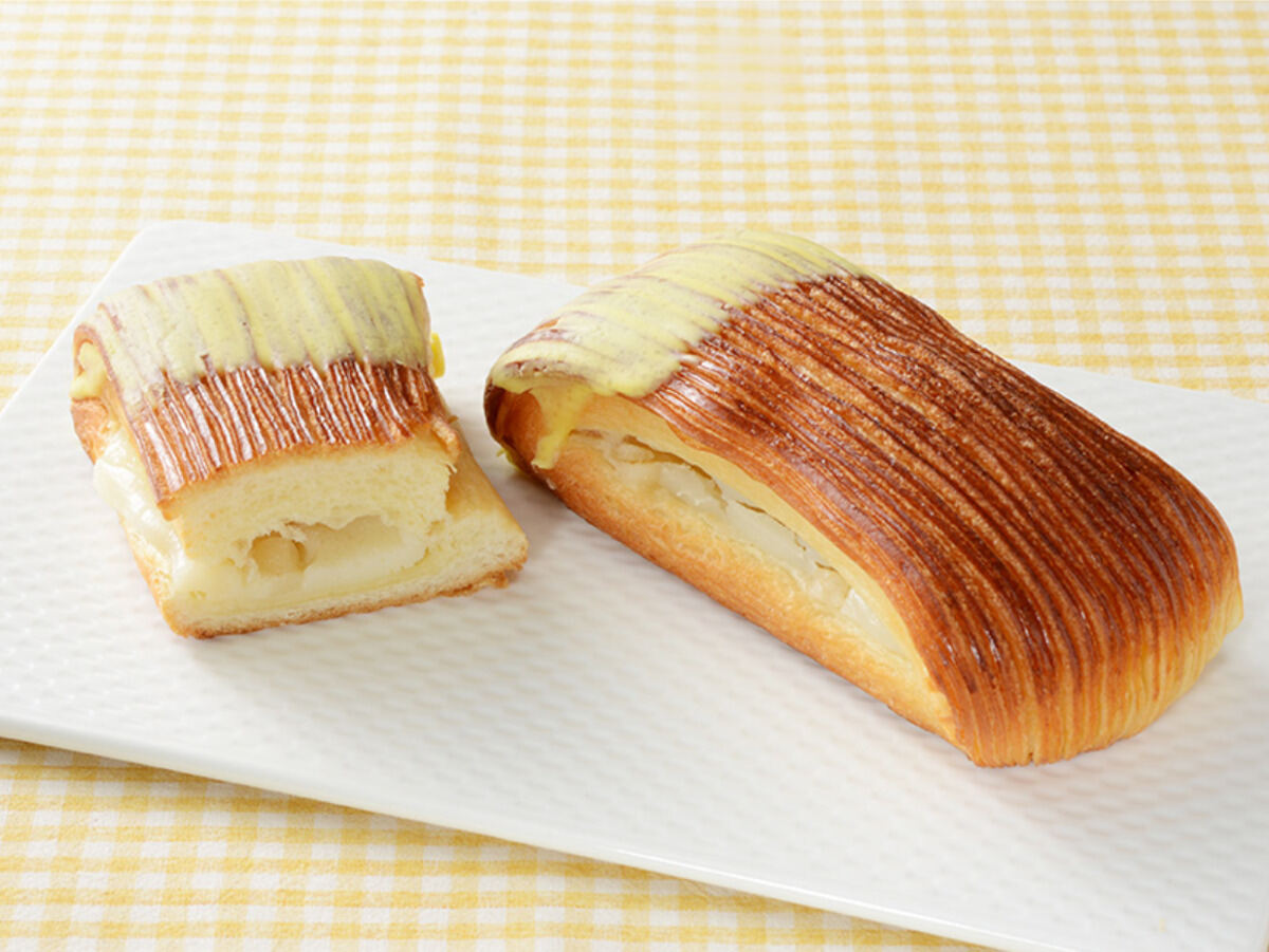 ローソン「バター香るパンスイス レモン&チーズクリーム」