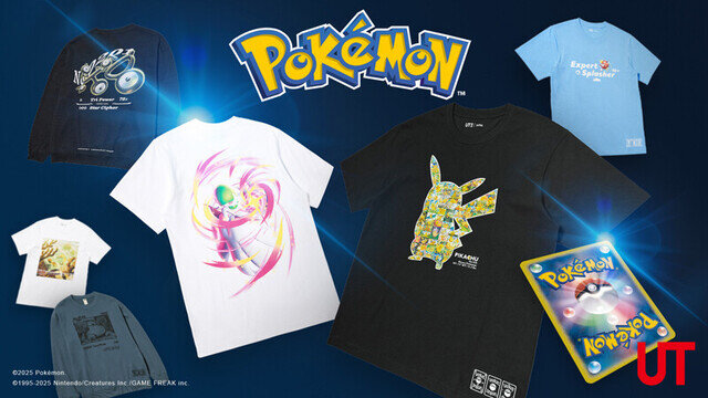 ユニクロ「UT」×ポケカ&ポケポケ、初のコラボコレクションが登場 - メンズ・キッズを展開