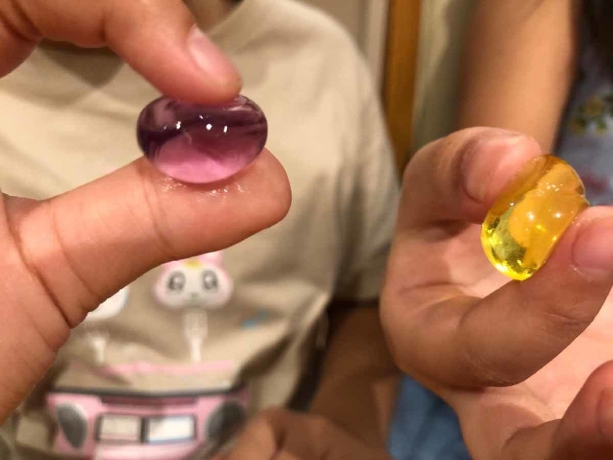 大人も楽しい自由研究 2 知育菓子がすごい 話題の つかめる水 が つかめるジュース にリニューアルされたので遊んでみた マイナビニュース