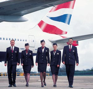 客室乗務員の制服で知る、あの航空会社の昔と今 第2回 時にはヴォーグ誌級のデザインも!　英国伝統を継承 - ブリティッシュ