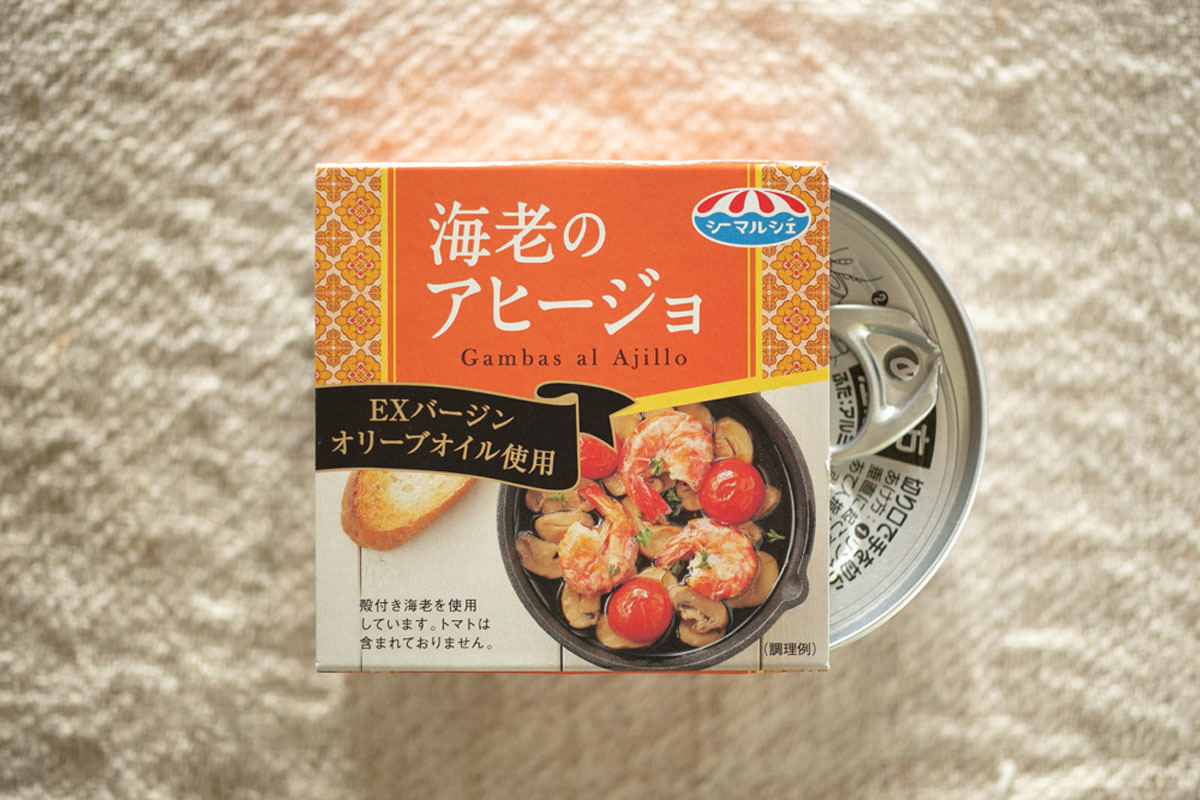 極洋/海老のアヒージョ 55g 500円