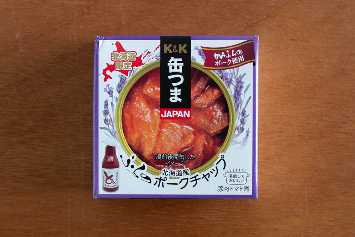 国分北海道/缶つま ふらのポークチャップ 75g 648円(北海道外756円)