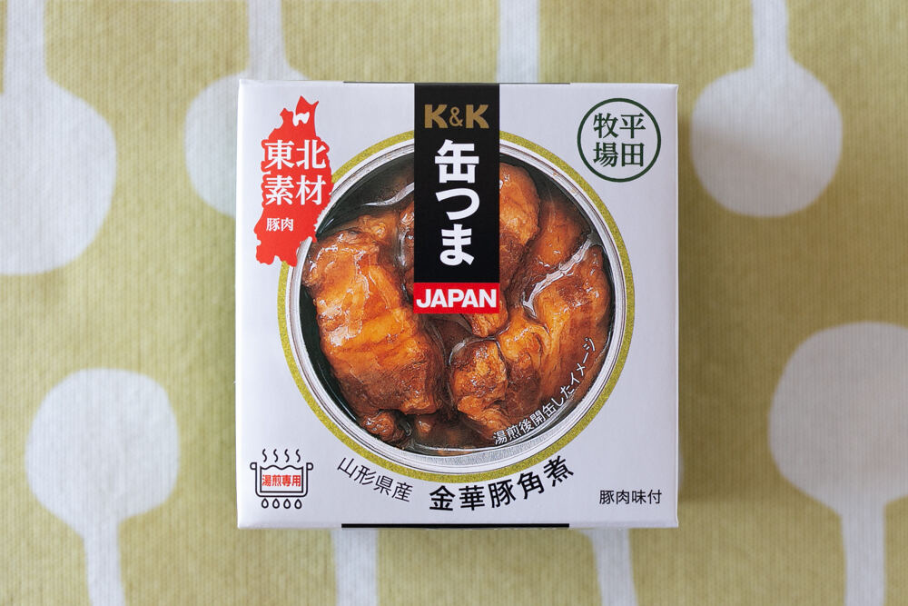 国分東北/K&K缶つまJAPAN 山形県産 金華豚角煮 150g 972円