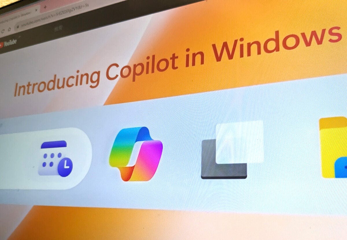 Microsoftのイベントでは「Introducing Copilot in Windows」と題し、Windowsに組み込む対話AI「Copilot」の機能が紹介された