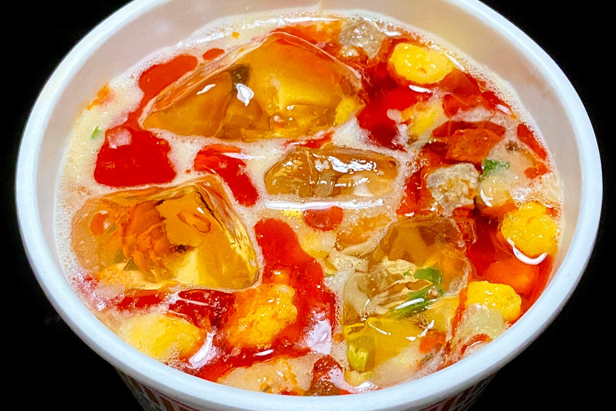 夏にオススメ 冷やしカップヌードル アレンジ3選 日本を明るくするカップ麺のアレンジレシピ 8 マイナビニュース