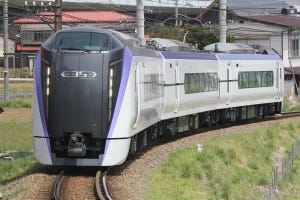 JR東日本「あずさ」「富士回遊」乗車レポート 第2回 「富士回遊」富士急行線にE353系3両編成の特急列車 - 車内は混雑