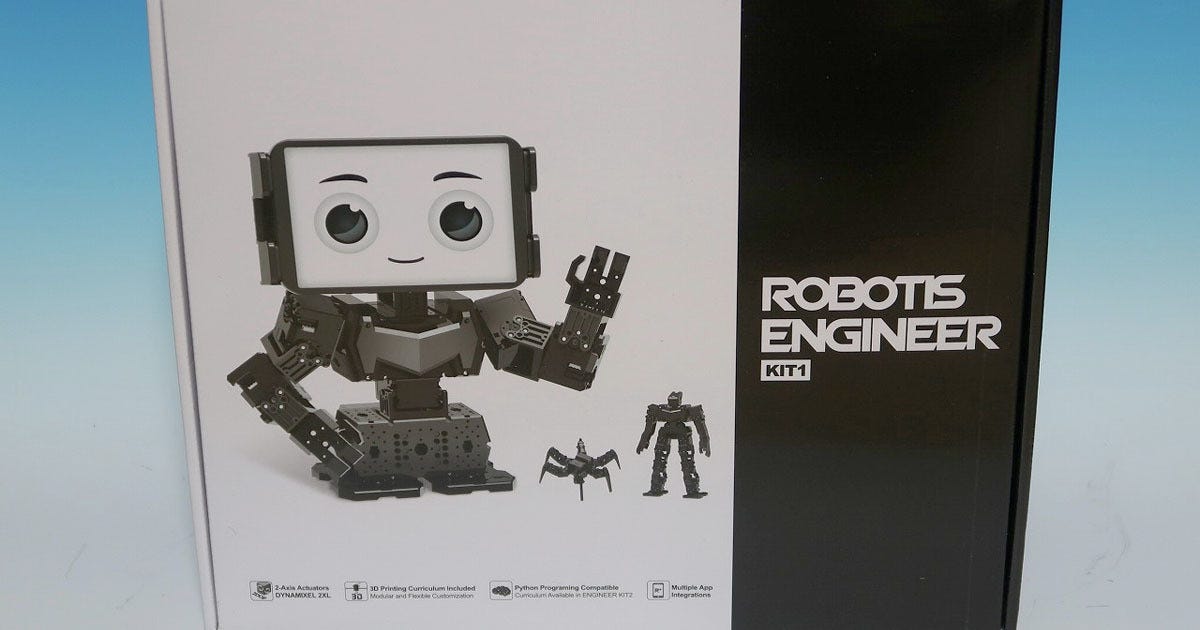 Robotisの最新ロボット Engineer Kit1 を試す 1 2足歩行からaiまで学習できるロボットキット Tech